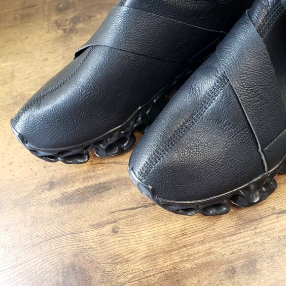 Comanier Black Blade futuristic 3D print style sneaker shoes - Picture 6 of 14